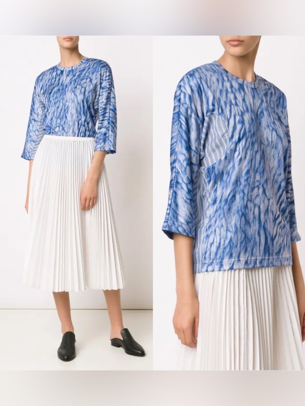 COMME des GARÇONS Abstract Print Blouse